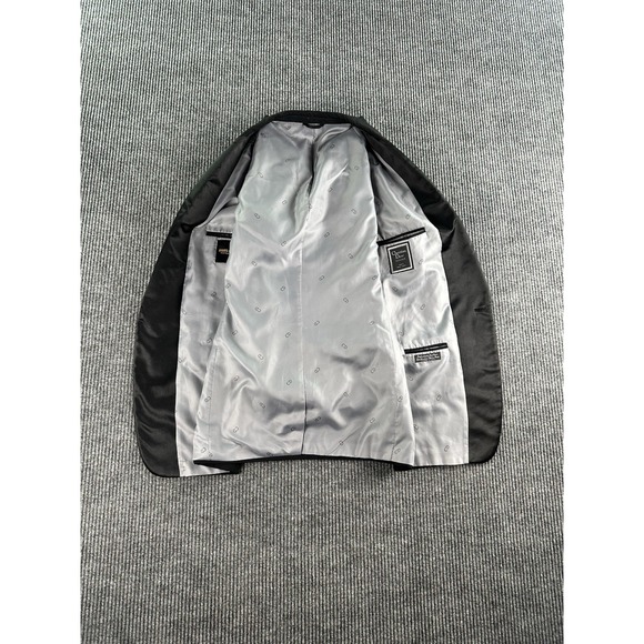 Vintage Christian Dior Tuxedo Jacket 40 L Black Wool Formal Wedding Luxury USA - Picture 9 of 16